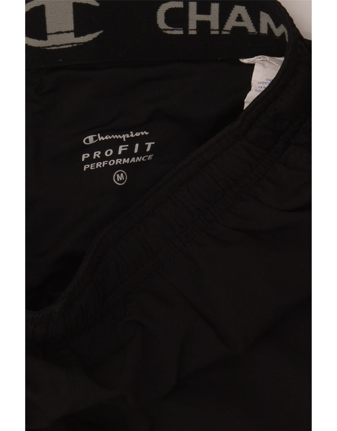 CHAMPION Mens Sport Shorts Medium  Black Polyester Vintage Champion and Second-Hand Champion from Messina Hembry 