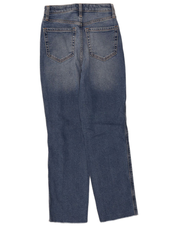 HOLLISTER Womens High Rise Tapered Jeans W23 L27 Blue Cotton