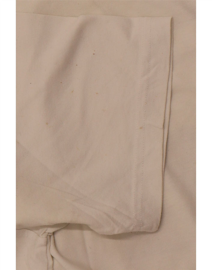 ADIDAS Мужская футболка с рисунком, большой белый хлопок