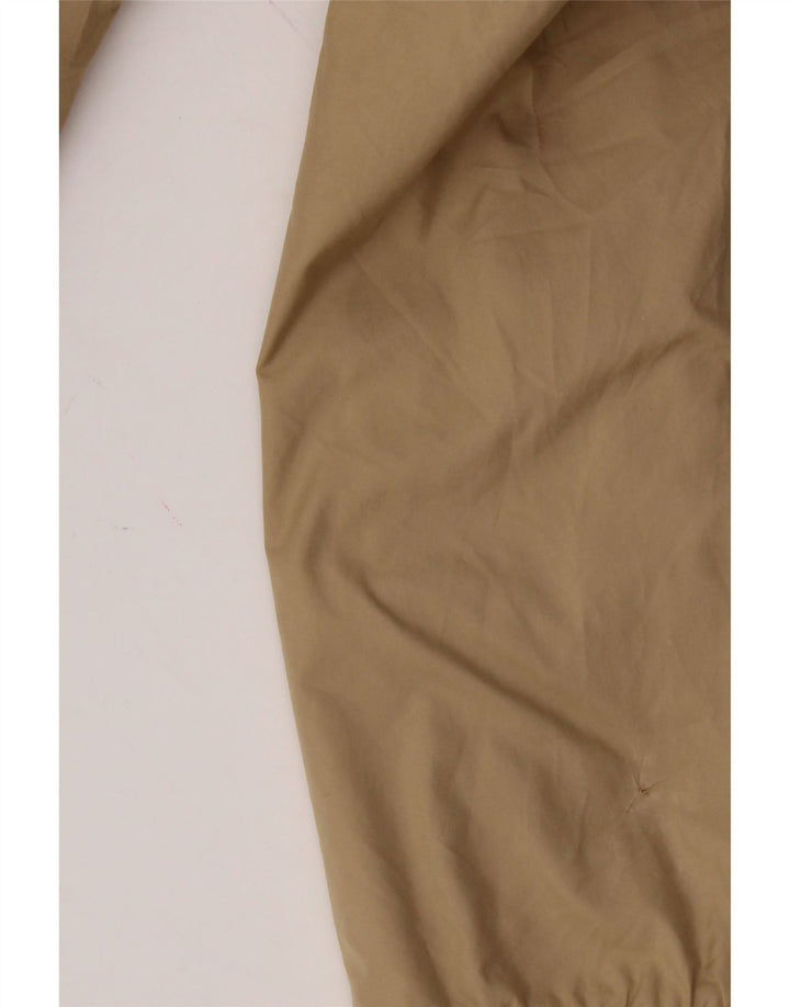 NIKE Mens Hooded Rain Jacket UK 38 Medium Green Colourblock Polyester Vintage Nike and Second-Hand Nike from Messina Hembry 