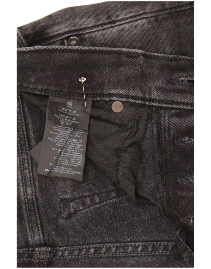 Женские джинсы G-Star 3301 Slim W28 L32, черный хлопок