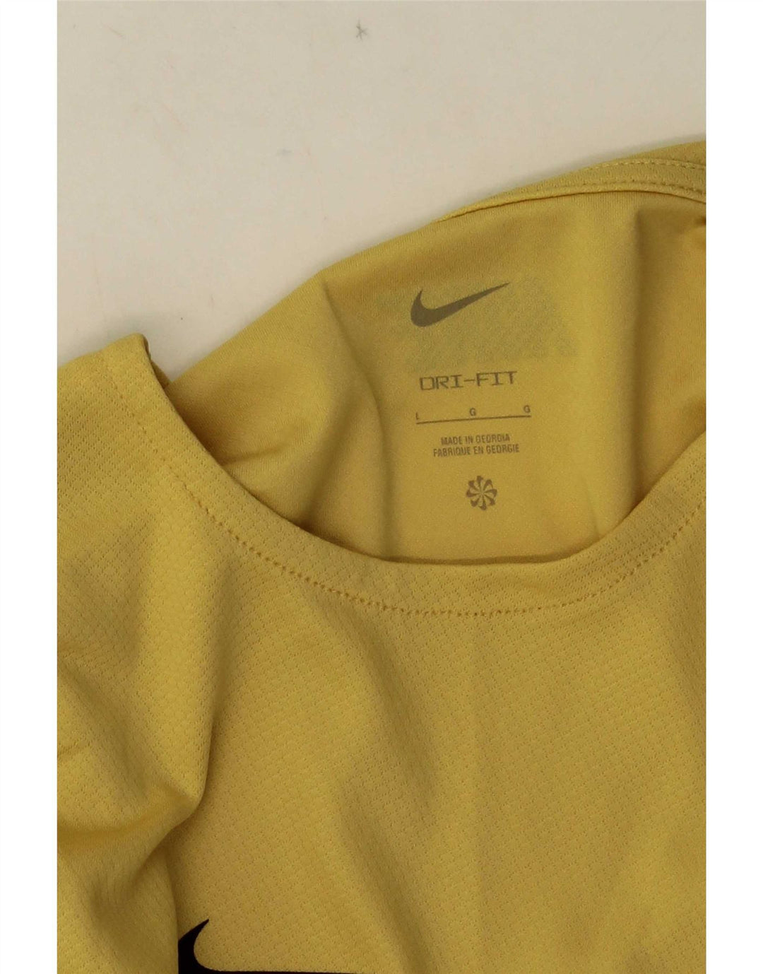 Мужская футболка Nike Dri Fit, большая, желтая