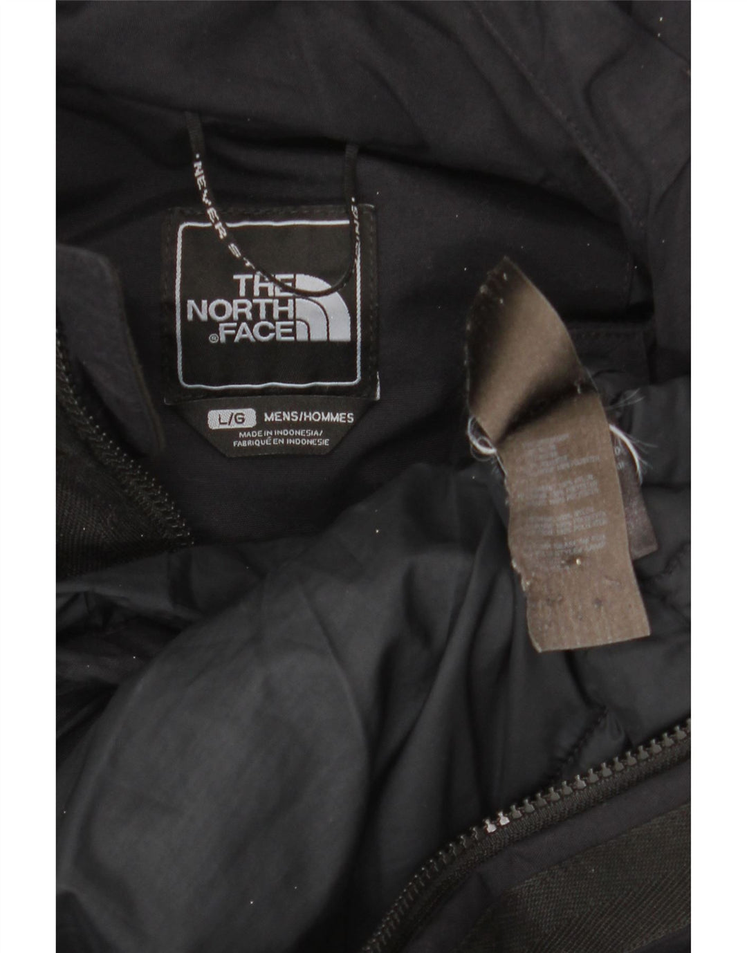 Мужская ветровка с капюшоном The North Face UK 40, большая черная зимняя куртка