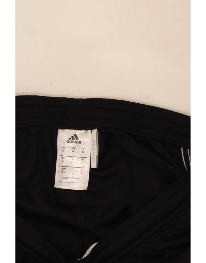 Мужские спортивные шорты Adidas Climalite, средние черные полиэстер с цветными блоками