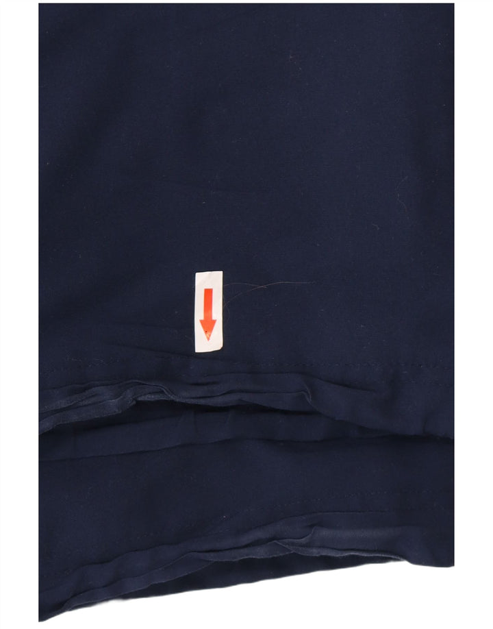 Мужские спортивные брюки Adidas Climalite среднего размера, темно-синие, полиэстер