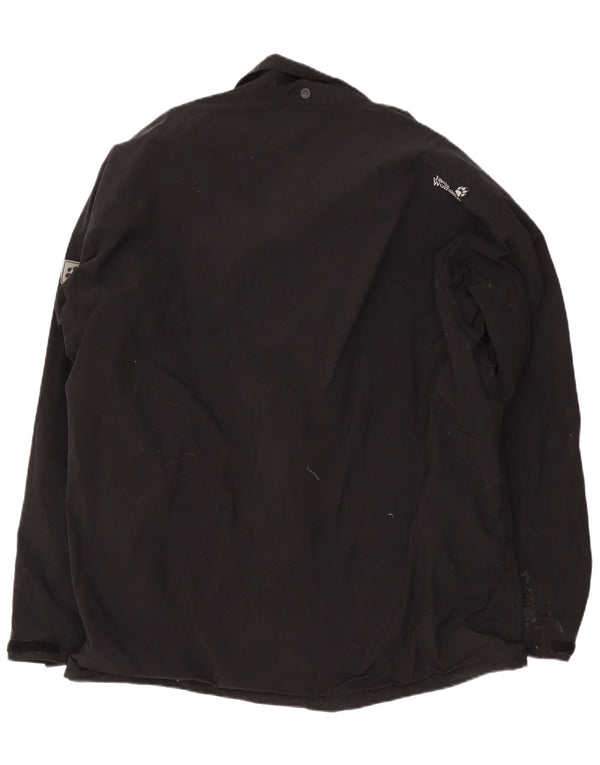 Мужская ветровка Jack Wolfskin UK 50 3XL, черный полиамид