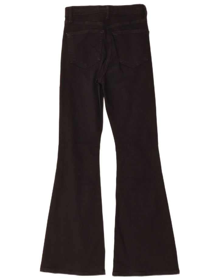 Женские расклешенные джинсы Topshop Jamie W26 L30, черный хлопок