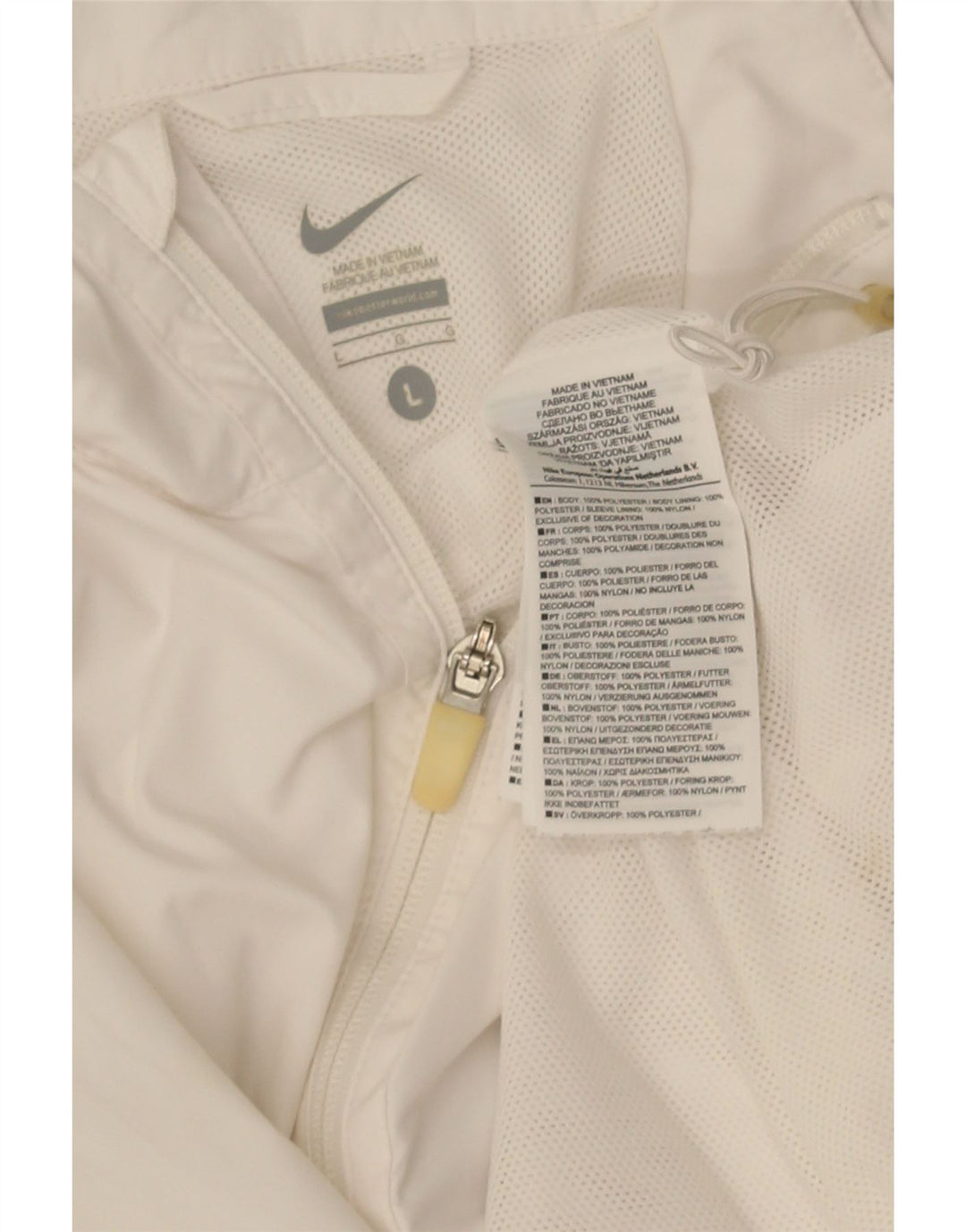 Мужская спортивная куртка Nike, большой белый полиэстер