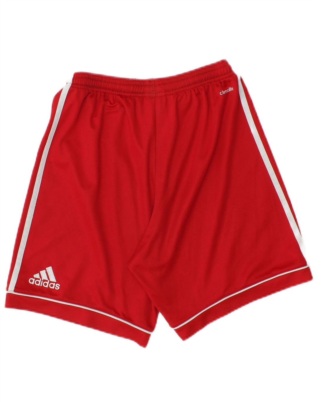 Спортивные шорты Adidas Climalite для мальчиков 13-14 лет, красный полиэстер