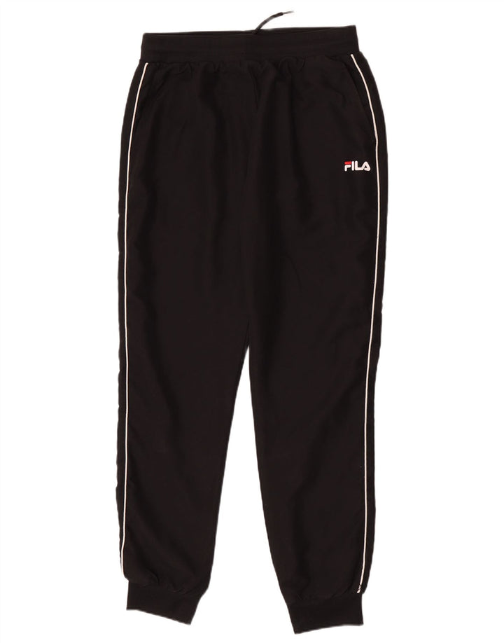 Мужские спортивные брюки Fila, джоггеры, средний черный, полиэстер