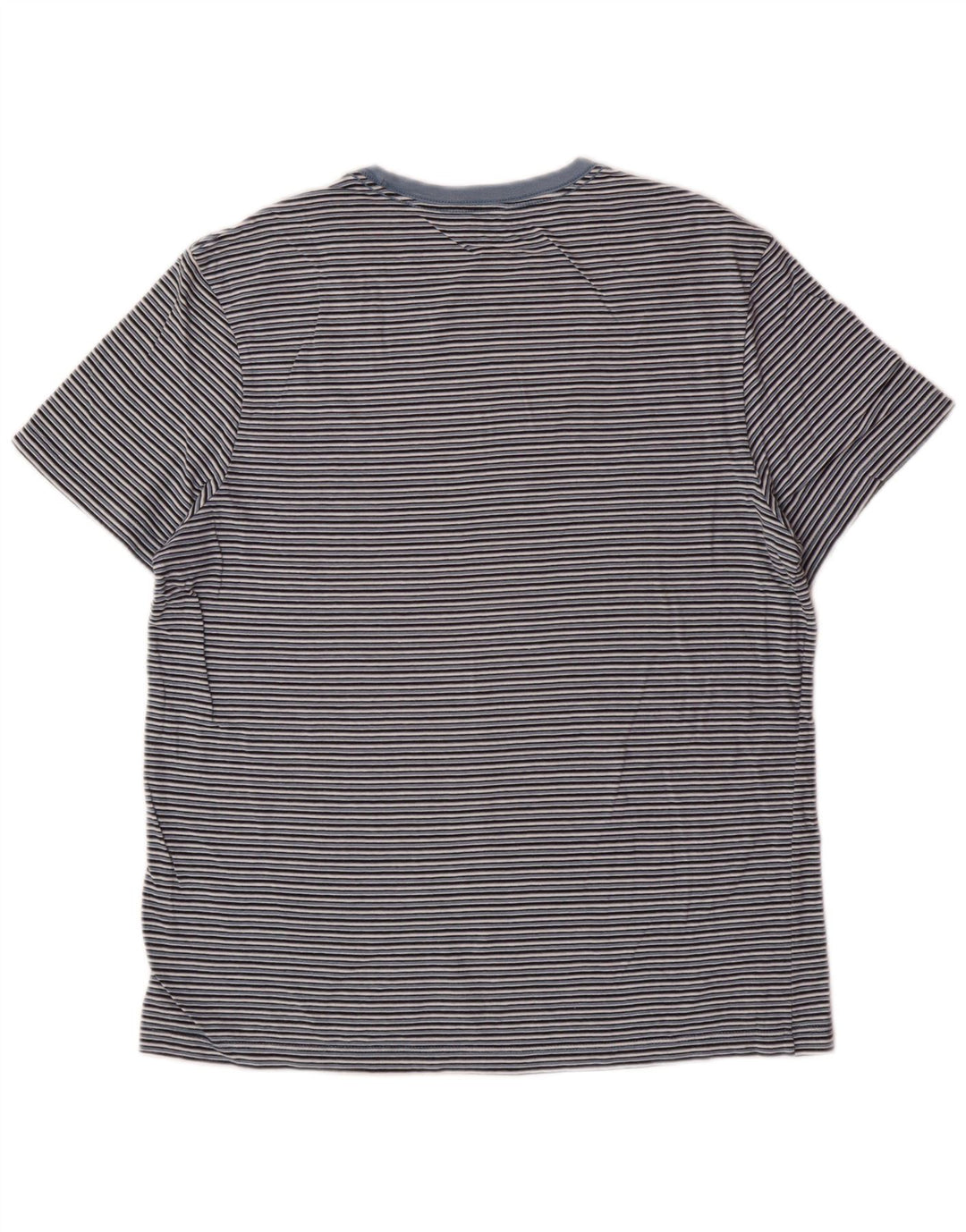 Женская футболка J. CREW Top UK 14, средний синий в полоску