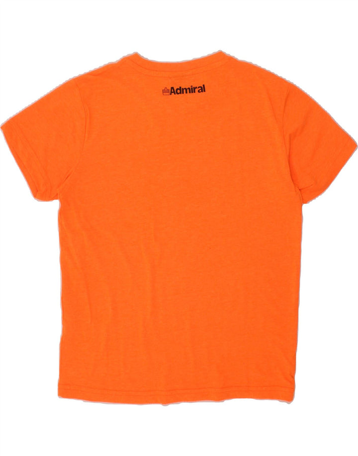 ADMIRAL Boys Graphic T-Shirt Top 7-8 Years Orange Vintage Admiral and Second-Hand Admiral from Messina Hembry 