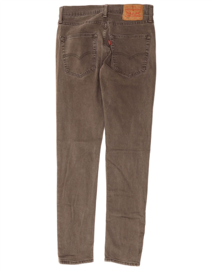 Мужские зауженные зауженные джинсы Levi's 512 W30 L32 Серые хлопковые