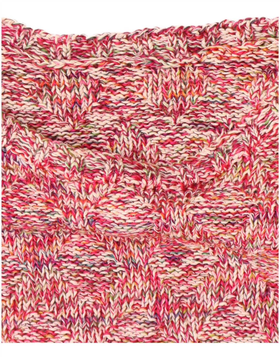 ВИНТАЖНЫЙ женский джемпер с вырезом «лодочка», Великобритания, 18 XL, розовый в крапинку