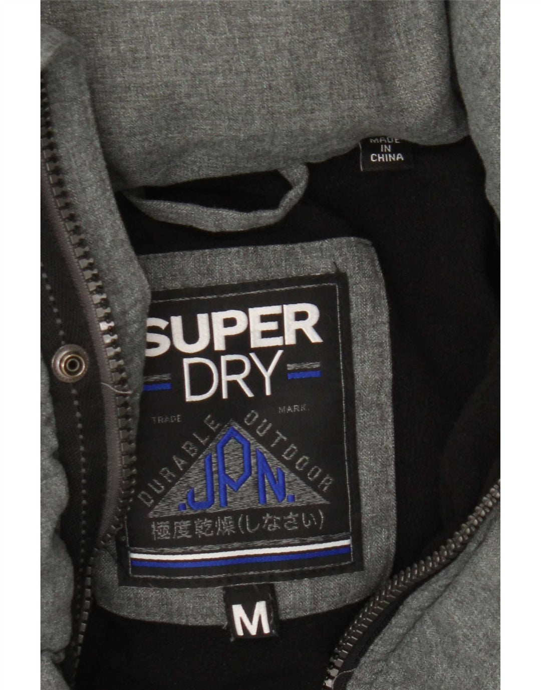 Мужская утепленная куртка с капюшоном Superdry UIK 38 Средний Серый Полиэстер
