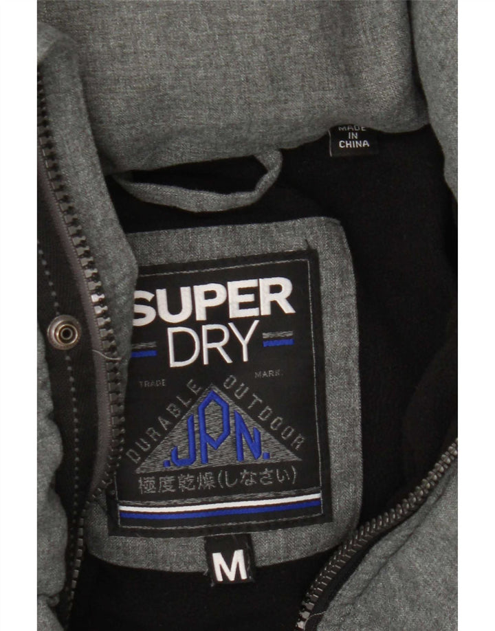 Мужская утепленная куртка с капюшоном Superdry UIK 38 Средний Серый Полиэстер