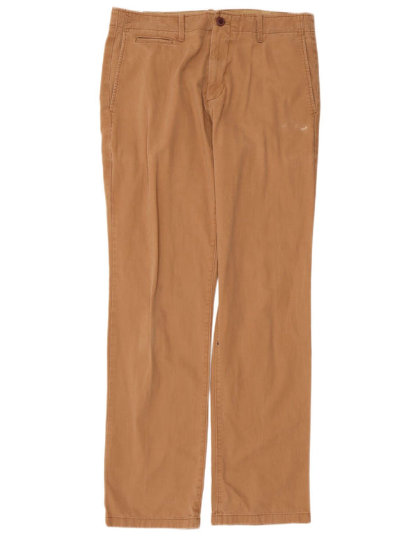 Мужские прямые брюки чинос GAP W32 L32, бежевый хлопок