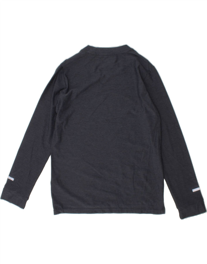 RUSSELL ATHLETIC Boys Dri-Power Top Long Sleeve 7-8 Years Medium  Blue Vintage Russell Athletic and Second-Hand Russell Athletic from Messina Hembry 