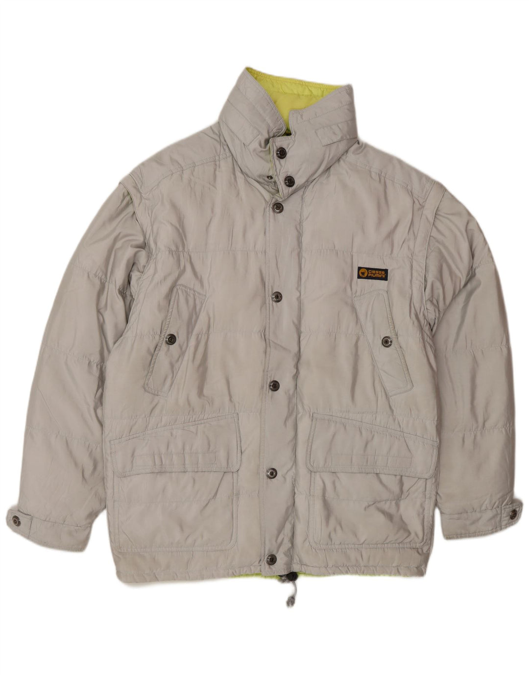 Мужская стеганая куртка Ciesse Piumini UK 40, большой серый полиэстер