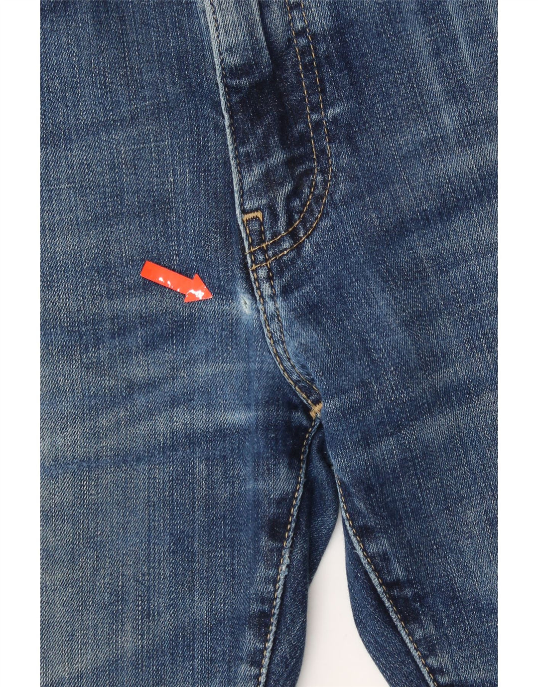 LEVI'S Mens Slim Jeans W38 L32 Blue Cotton Vintage Levi's and Second-Hand Levi's from Messina Hembry 