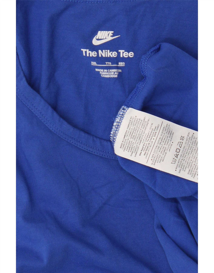 Мужской жилет Nike 2XL, синий хлопок