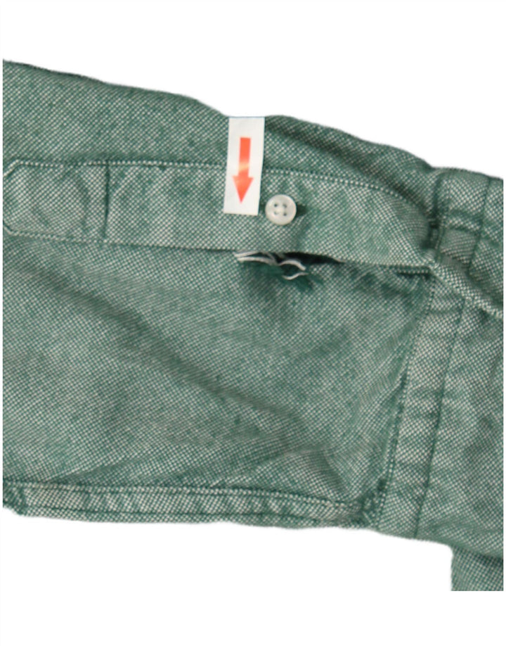 Мужская рубашка Massimo Dutti XL зеленая