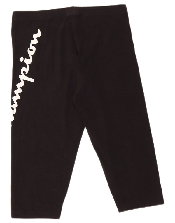 Женские леггинсы-капри Champion UK 10, маленькие черные