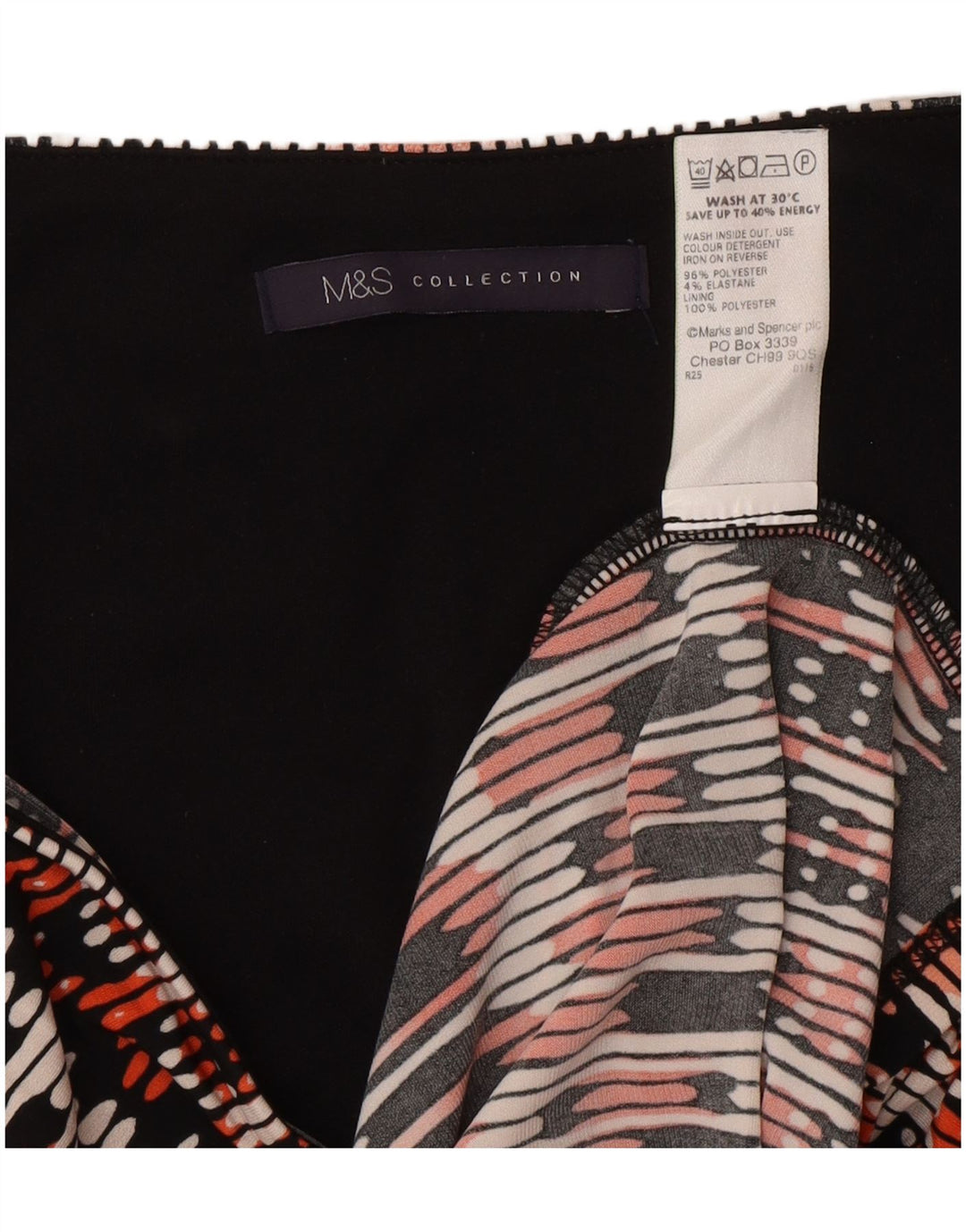 Женское платье прямого кроя Marks & Spencer UK 16, большое разноцветное геометрическое платье