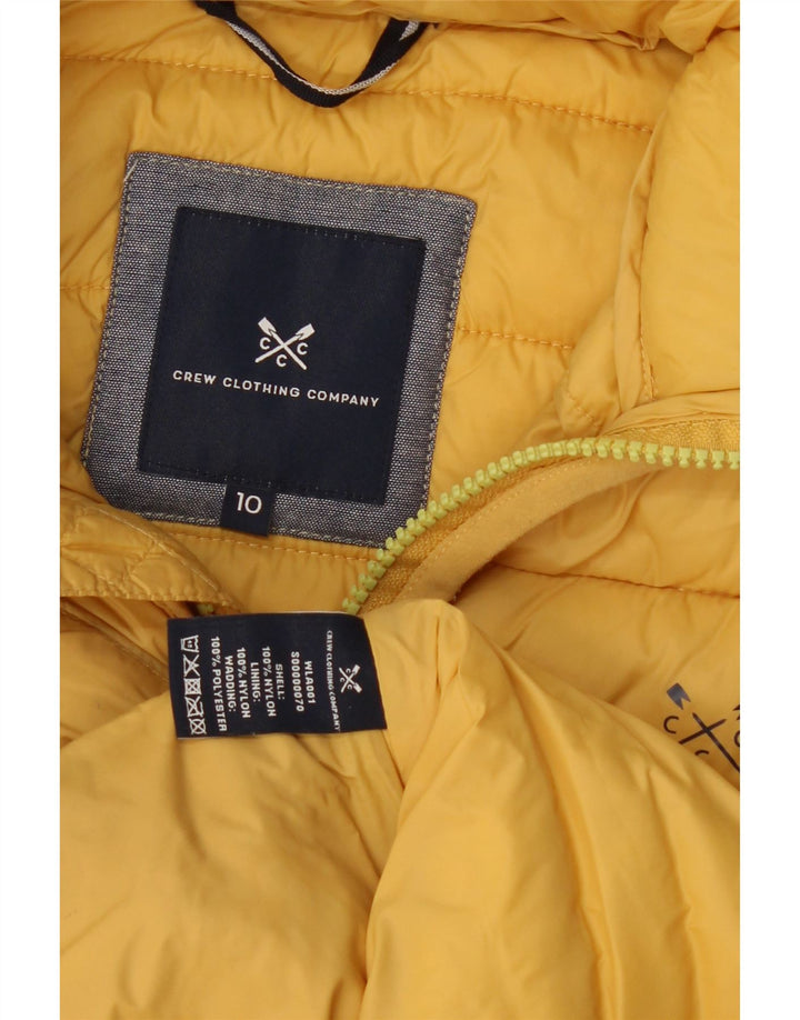 ОДЕЖДА ДЛЯ ЭКИПАЖА Женский утепленный жилет UK 10, маленький желтый нейлон