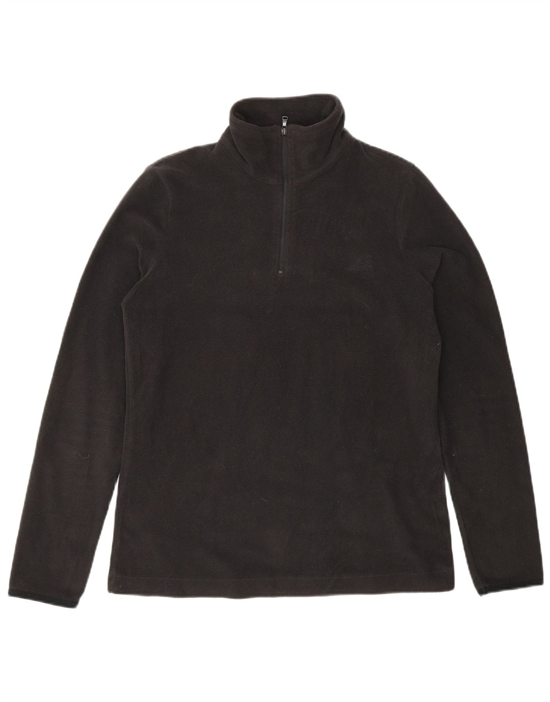 LOTTO Женский флисовый джемпер с воротником на молнии, маленький черный