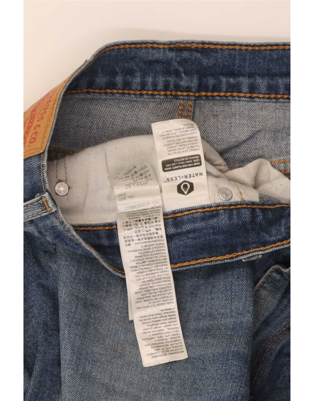 Мужские джинсы Levi's Slim 511 W32 L32 синие, хлопок