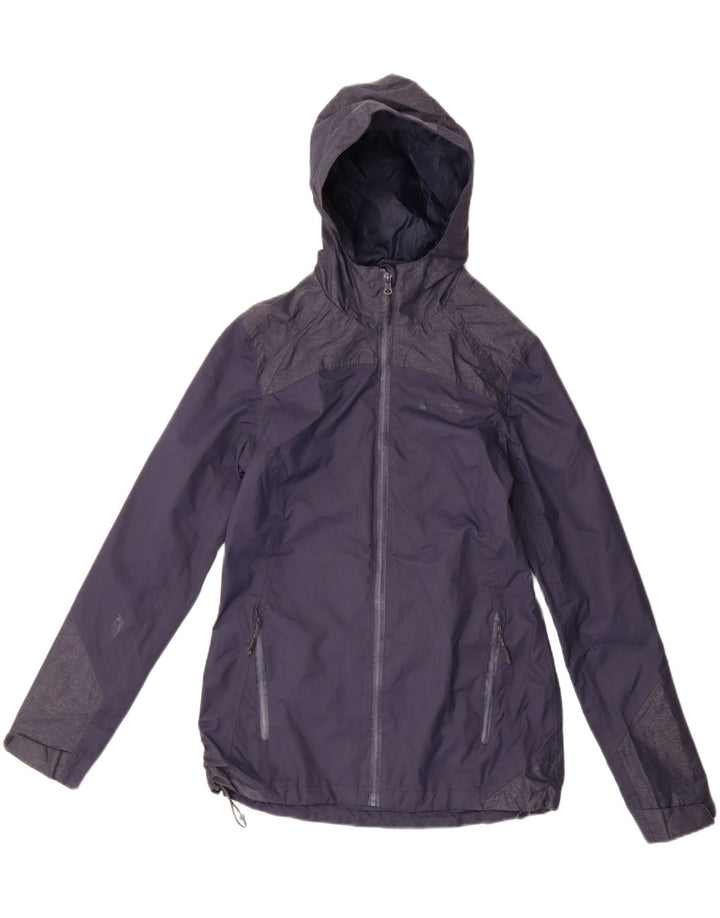 MOUNTAIN WAREHOUSE Женская куртка-дождевик UK 10, маленькая, темно-синяя, с цветными блоками