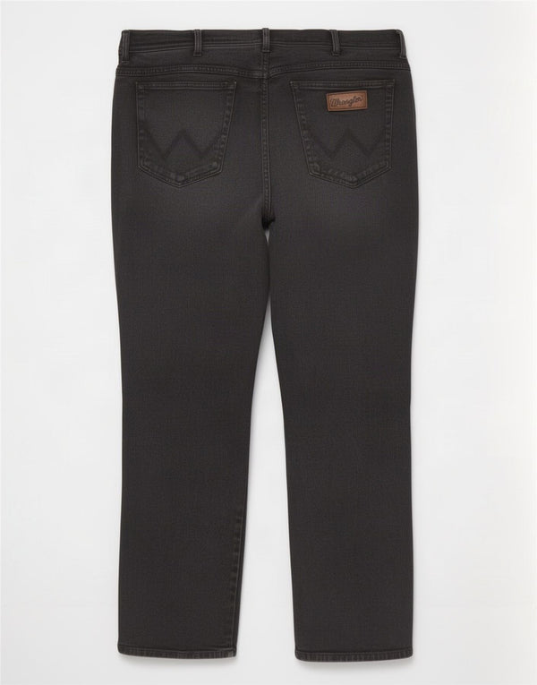 Мужские прямые джинсы Wrangler Texas W44 L32, черный хлопок