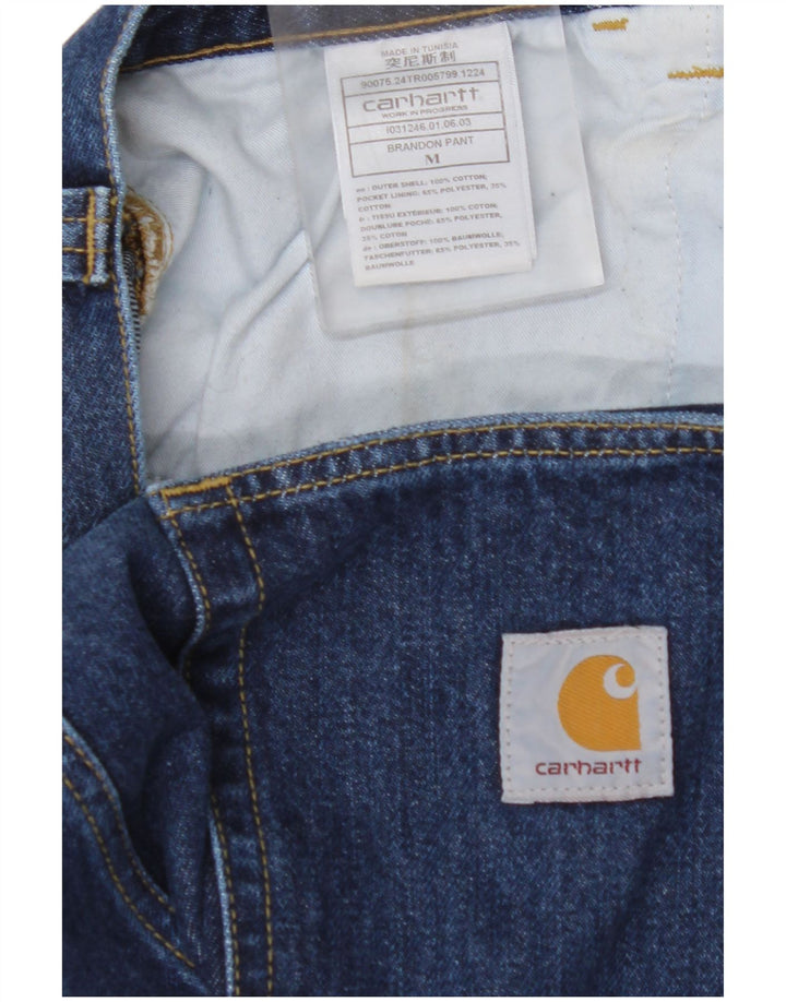 Мужские зауженные джинсы CARHARTT Medium W36 L29, синие, хлопок