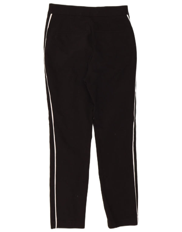 Женские узкие повседневные брюки Zara XS W24 L25, черный хлопок