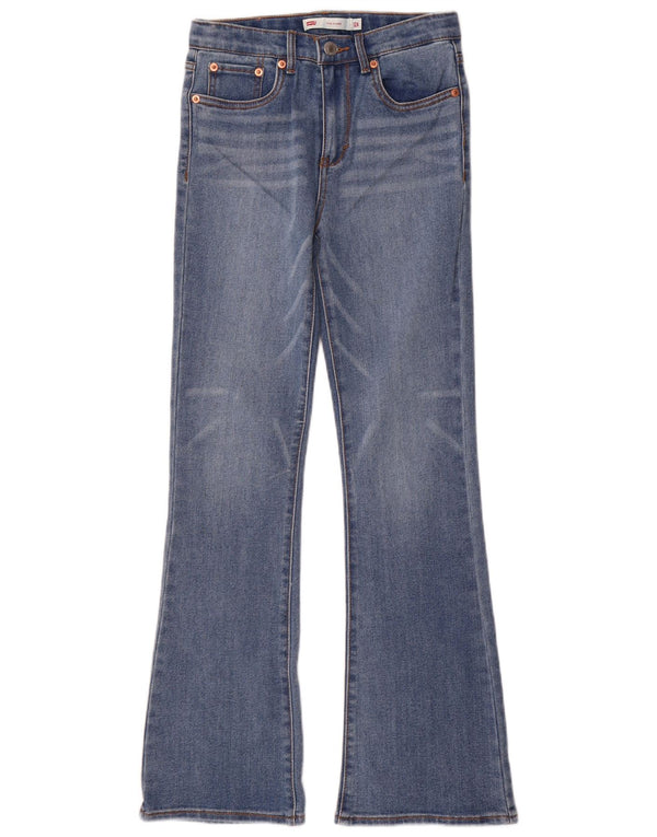 Расклешенные джинсы Levi's Girls 726 11–12 лет W24 L29, синий хлопок
