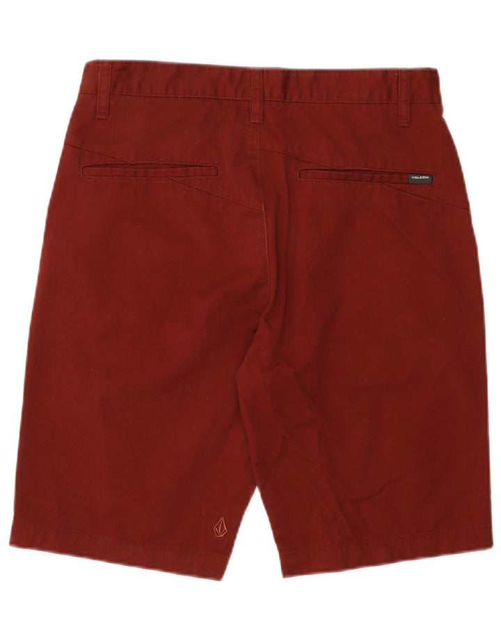 Мужские шорты чинос VOLCOM W30, средний бордовый хлопок, хлопок