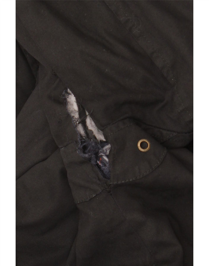 Мужская куртка из вощеного хлопка Fat Face UK 40, большая черная