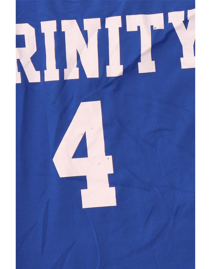 Женская футболка с рисунком NIKE Top UK 10, маленькая синяя, полиэстер с цветными блоками