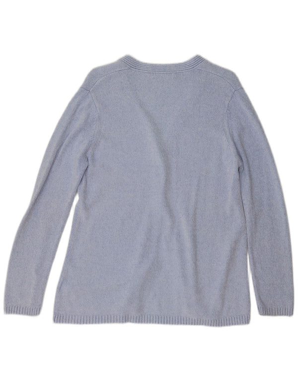 Женский кардиган Marks & Spencer UK 12, средний синий вискоза