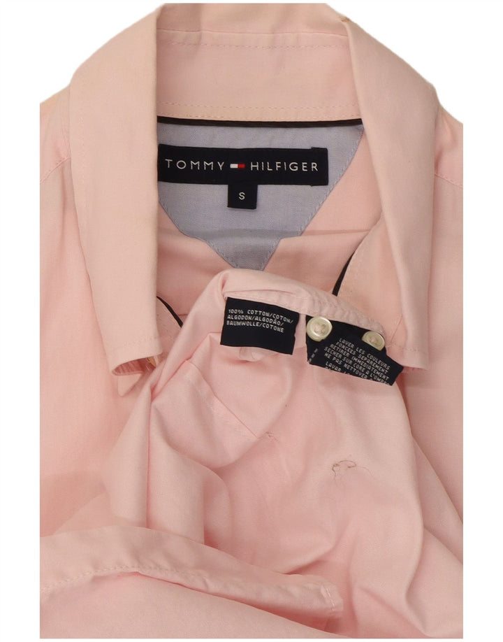 Мужская рубашка Tommy Hilfiger, маленькая розовая, хлопок