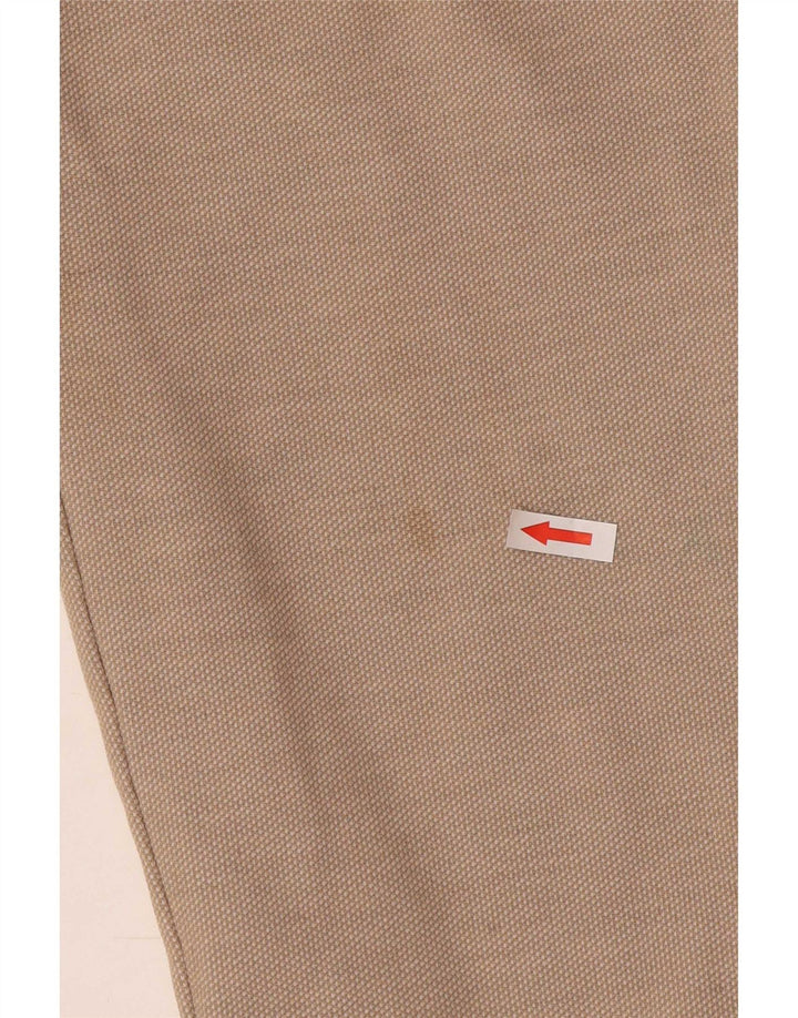 Женские узкие укороченные брюки Zara XL W34 L26, бежевый полиэстер