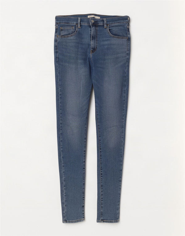 Женские джинсы суперскинни Levi's 720 с высокой посадкой W31 L32, синие, хлопок