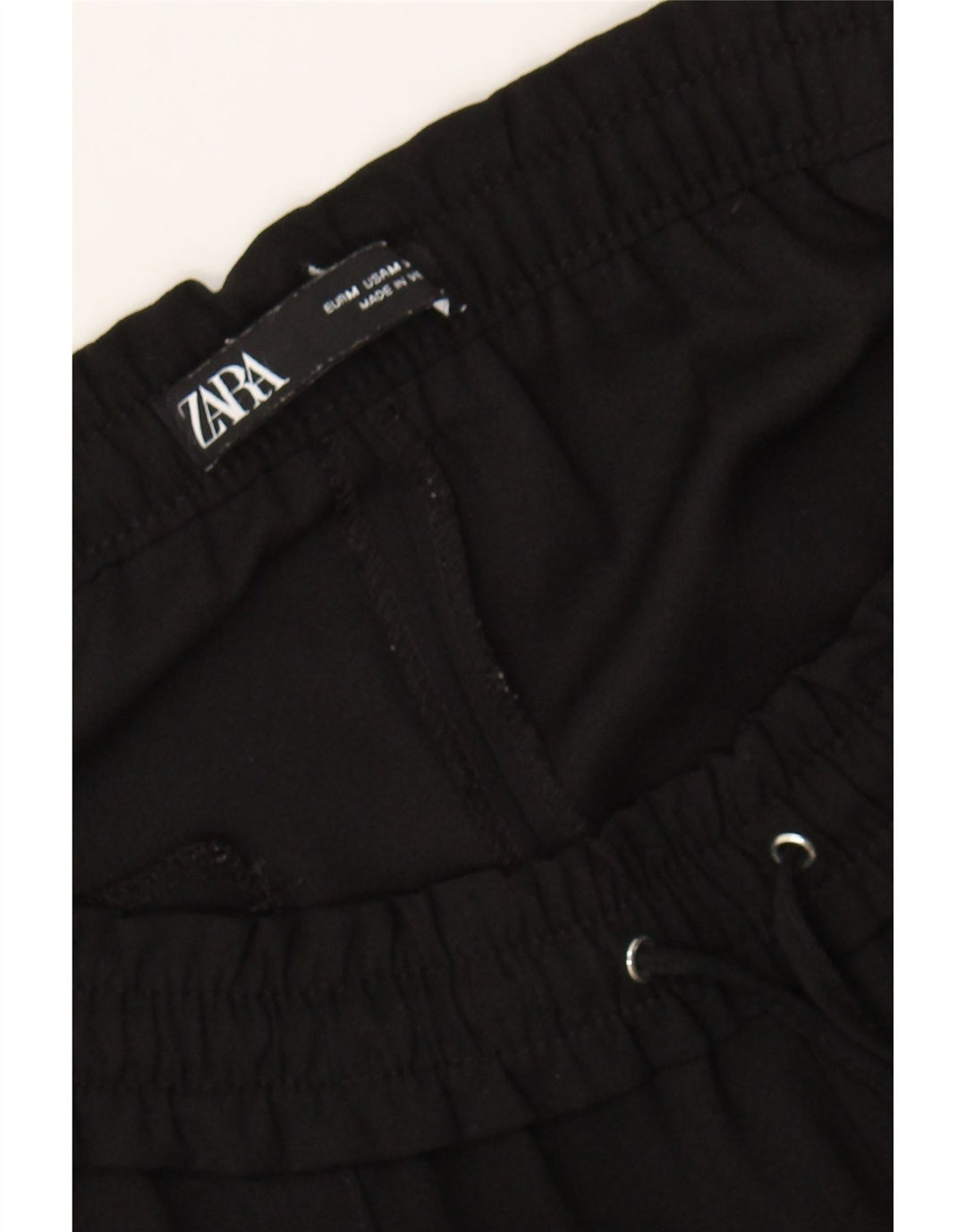 ZARA Womens Tracksuit Trousers UK 14 Medium  Black Vintage Zara and Second-Hand Zara from Messina Hembry 