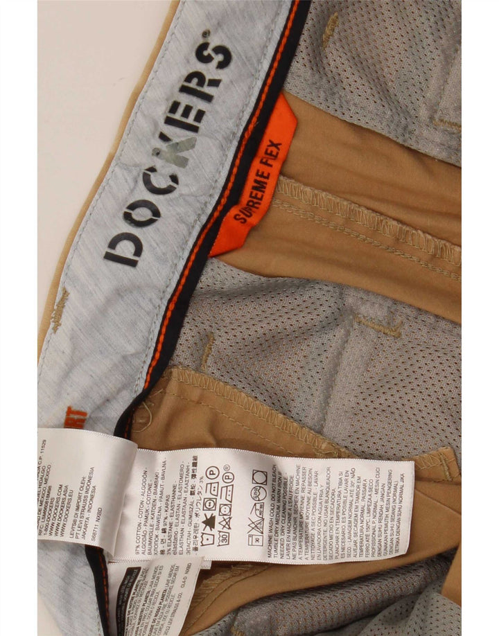 Мужские шорты чинос Dockers W32, средние бежевые, хлопок