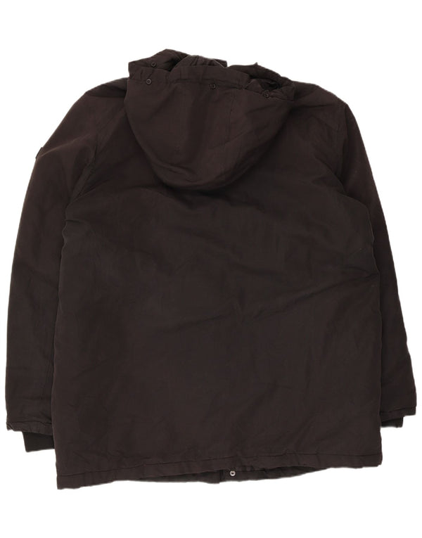 Мужская парка с капюшоном Jack & Jones UK 44 XL, черная