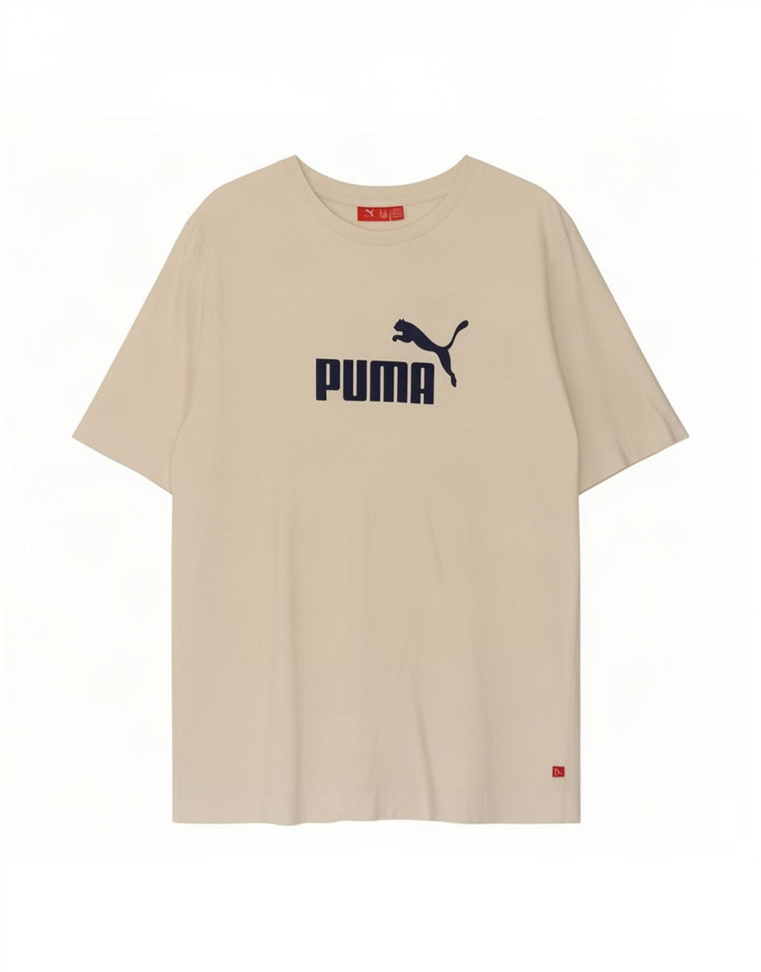 Мужская футболка с рисунком Puma, средний белый