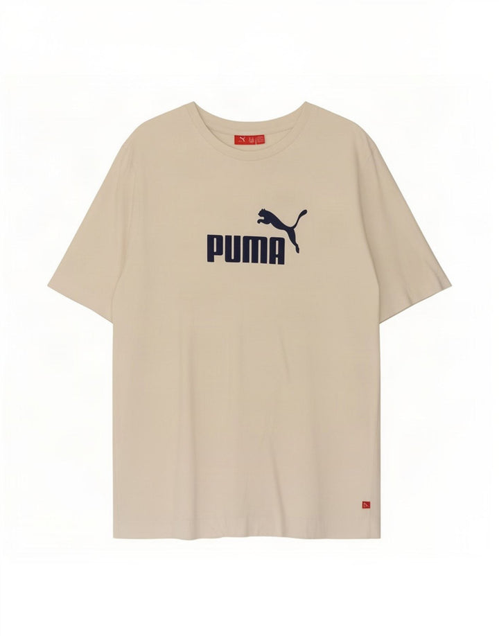 Мужская футболка с рисунком Puma, средний белый