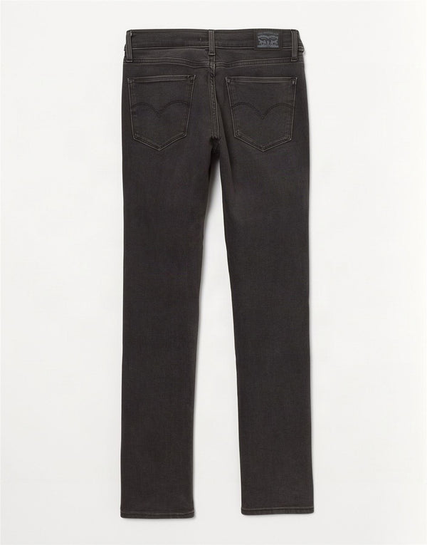 Женские прямые джинсы Levi's 724 с высокой посадкой W30 L30, серые, хлопковые