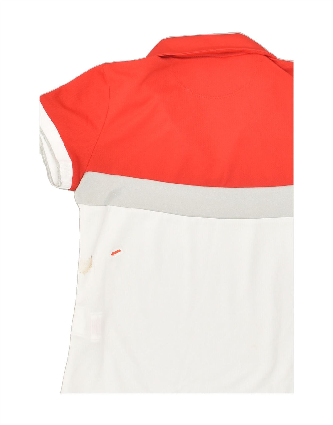 LOTTO Boys Polo Shirt 9-10 Years Small  Red Colourblock Polyester | Vintage Lotto | Thrift | Second-Hand Lotto | Used Clothing | Messina Hembry 